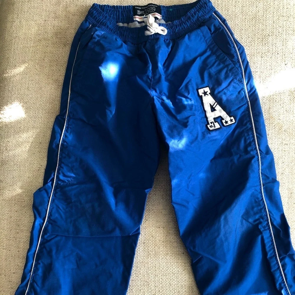 🇺🇸 🍁 BUNDLE ONLY - 5/$15  Jersey Lined Windbreaker Pants, Blue, size 5